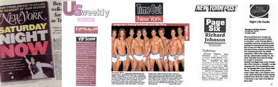 Male strippers press reviews from bachelorette parties.